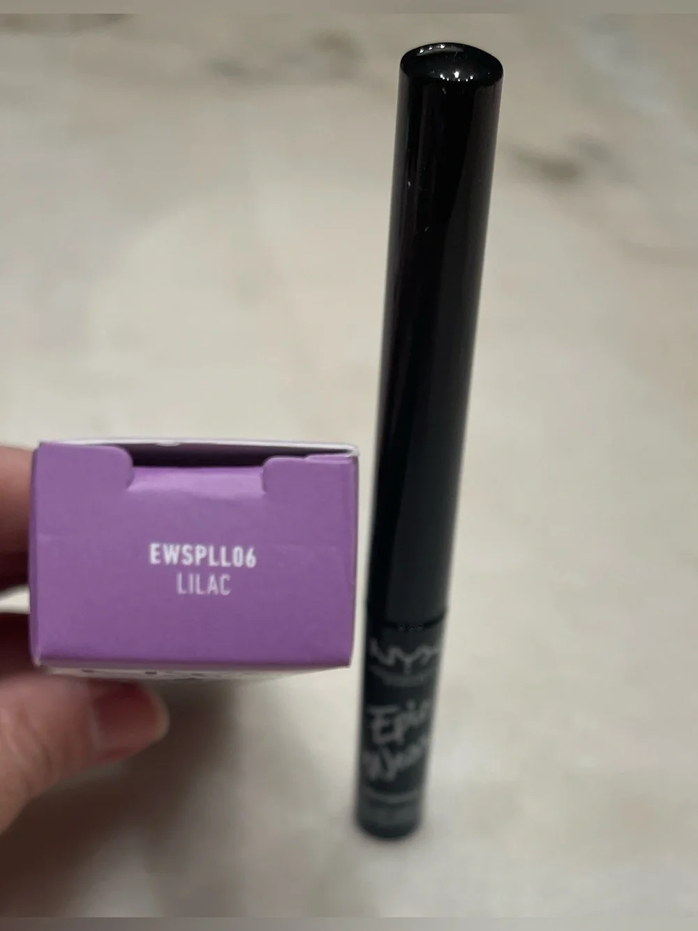 NYX vivid lavender